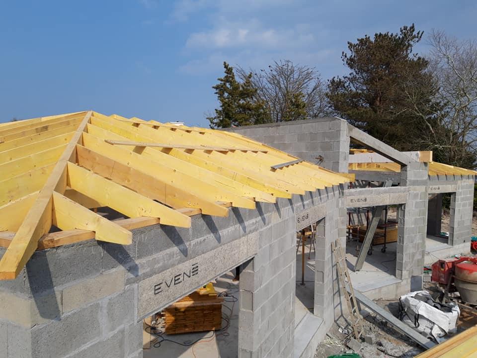 Charpente Menuiserie Perhirin chantier